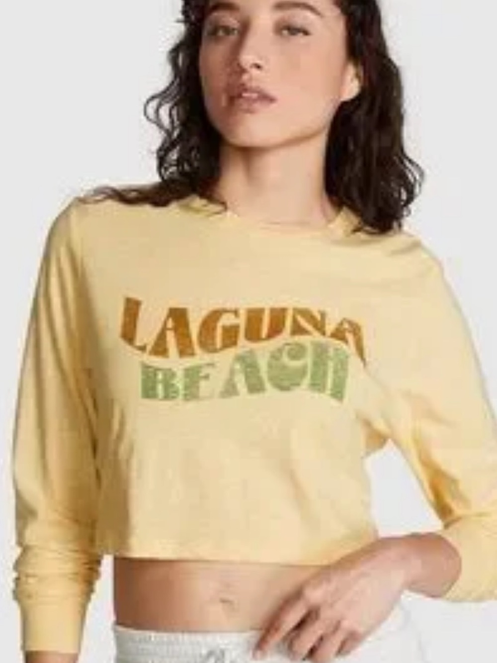 NWOT PINK Victoria's Secret Cropped Tee